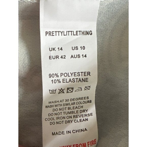 Pretty Little Thing Multi Renaissance Porcelain Pin Blazer Dress, Women's US 10 - Picture 11 of 11